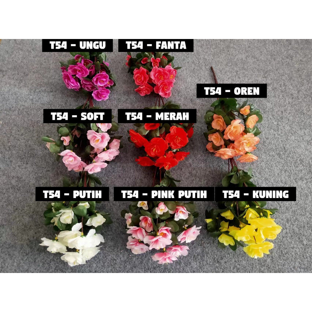 Bouquet bunga T54 Artifisial Dekorasi