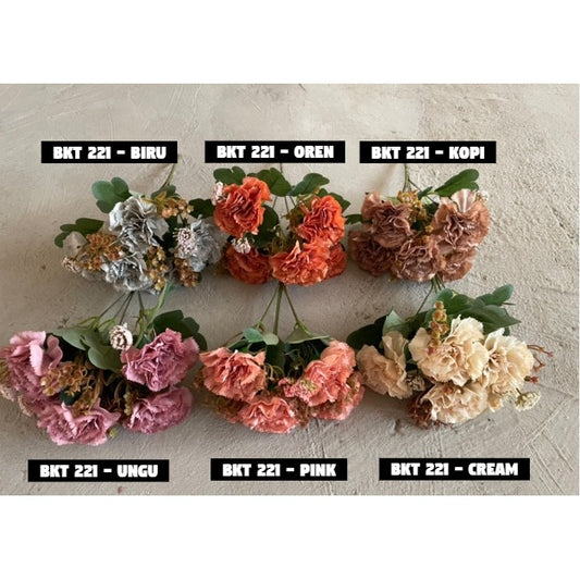 Bouquet bunga BKT 221 Artifisial Dekorasi