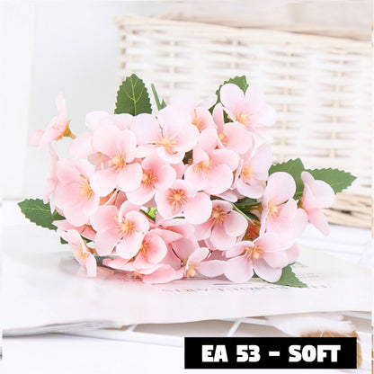 Bouquet bunga EA53 BEGONIA Artifisial Dekorasi