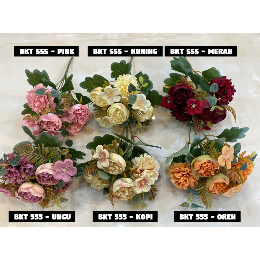 Bouquet bunga BKT 555 Artifisial Dekorasi