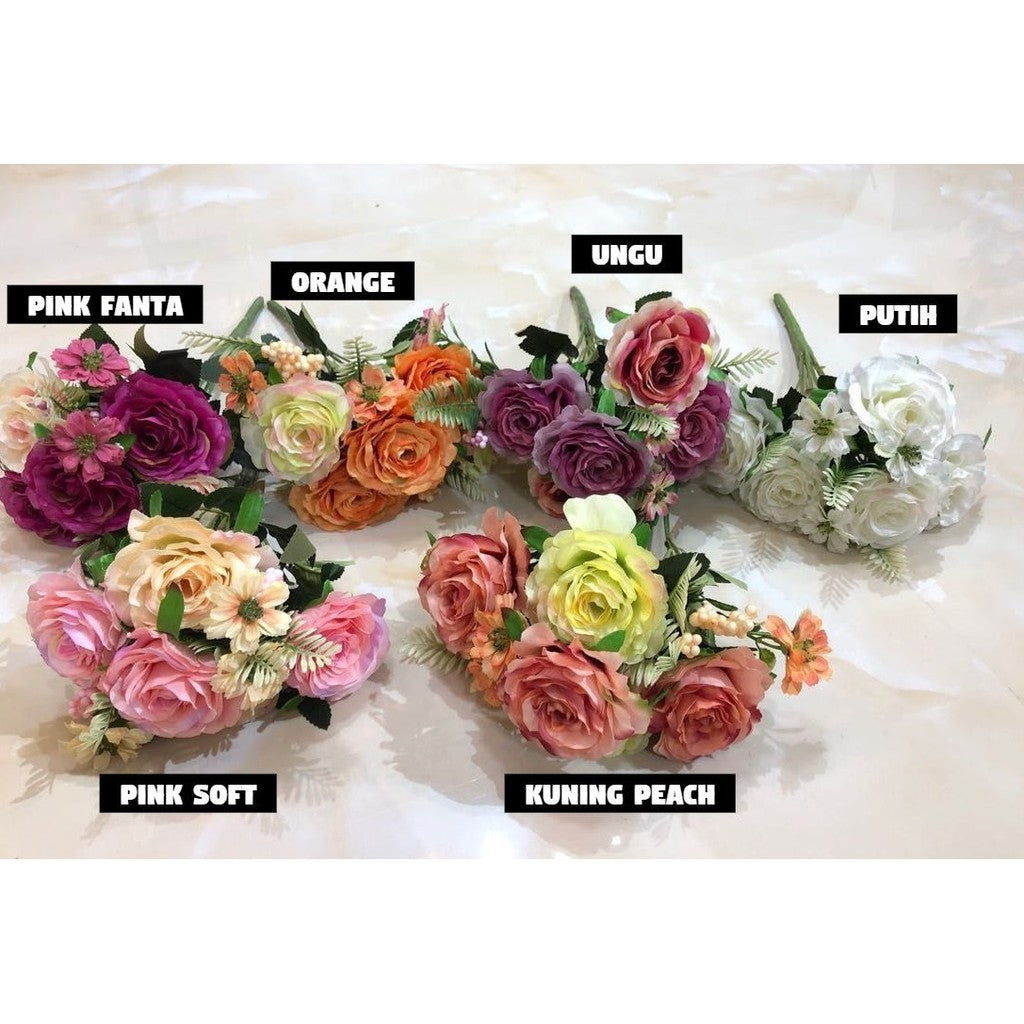 Bouquet bunga BKT-219 BIG Artifisial Dekorasi