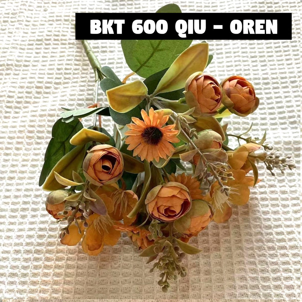 Bouquet bunga BKT 600 QIU Artifisial Dekorasi