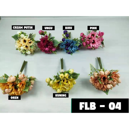 Hand Bouquet Bunch of Flower Satu Ikat bunga FLB 04 Artifisial Dekorasi