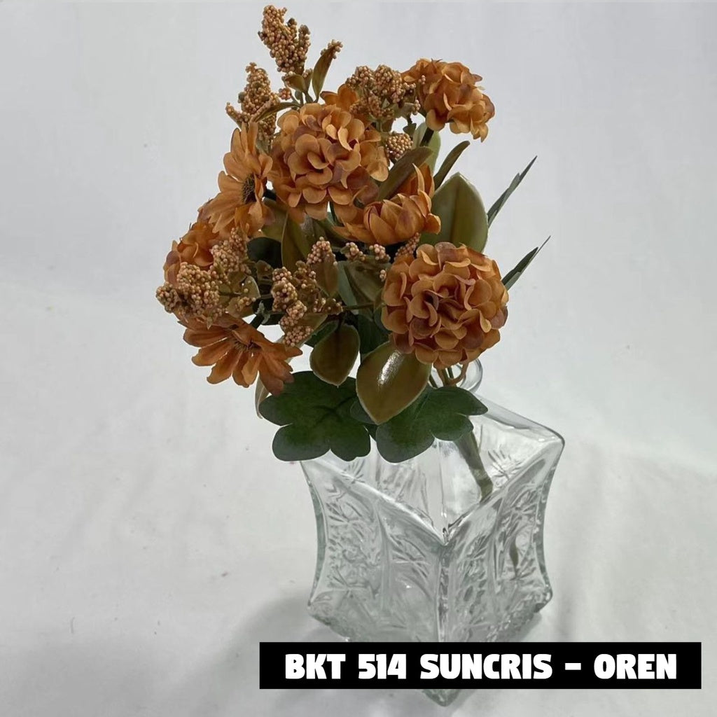 Bouquet bunga BKT 514 SUNCRIS Artifisial Dekorasi