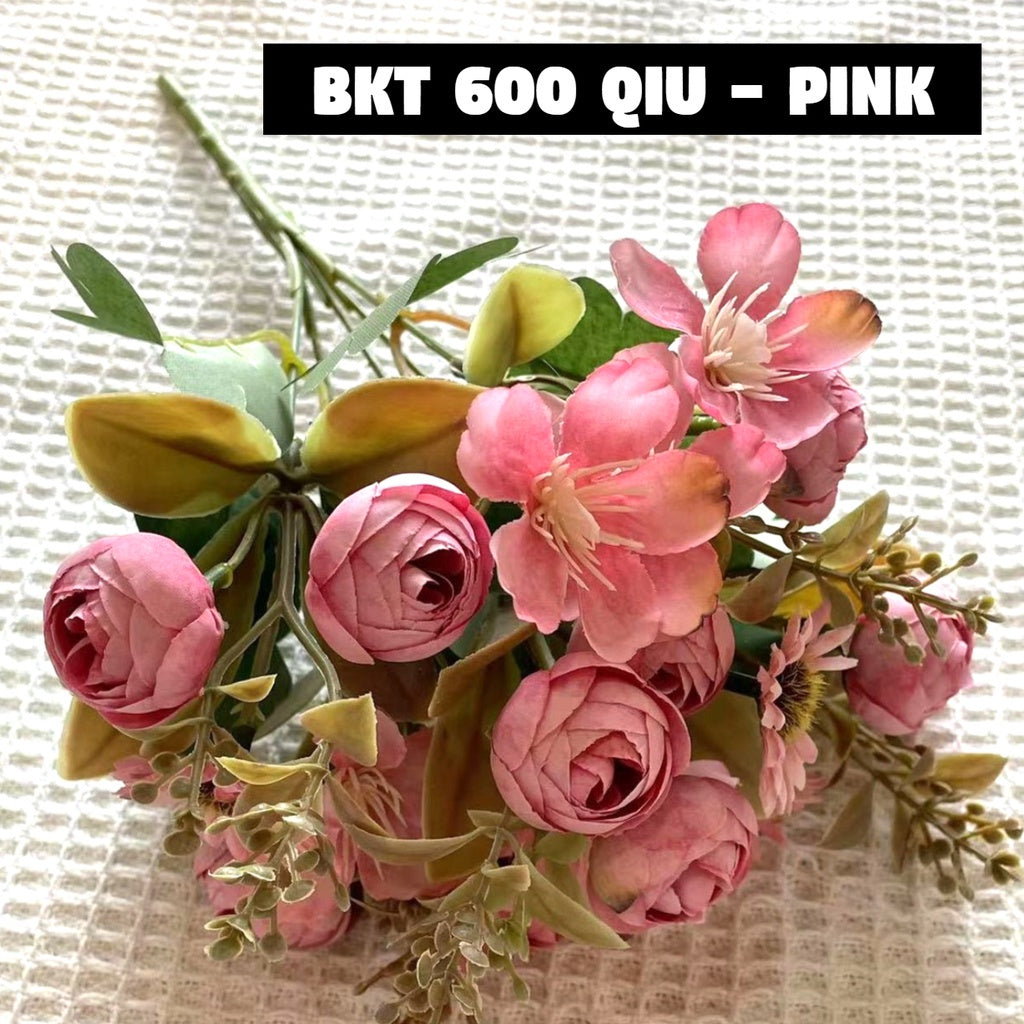 Bouquet bunga BKT 600 QIU Artifisial Dekorasi