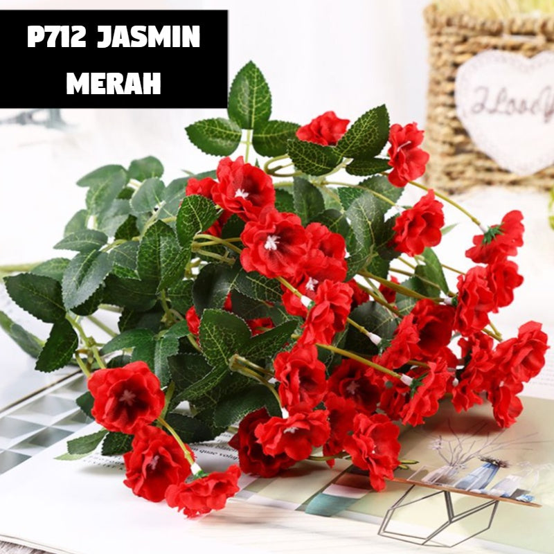 Bouquet bunga P712 JASMIN Artifisial Dekorasi Tanaman