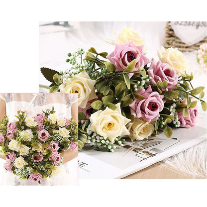 Bouquet bunga P47 EURO Artifisial Dekorasi