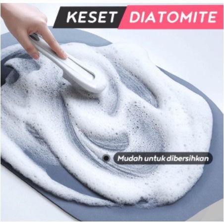 Keset Diatomite Kualitas Baik Keset Kaki Nyerap Air Diatomite Anti Slip Keset Kaki Viral