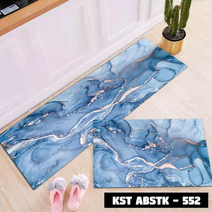 Keset Dapur Set ABSTRAK 40*60 + 40*120 cm Anti Slip ABSTK