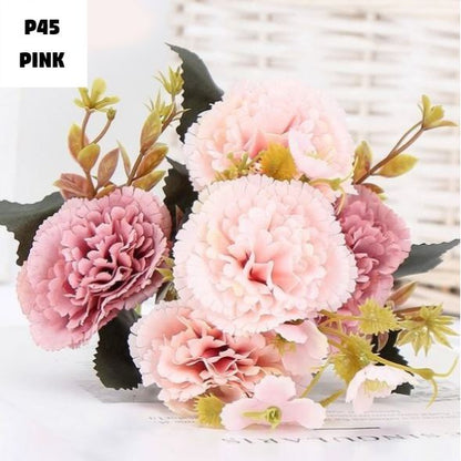 Bouquet bunga P45 CARNA Artifisial Dekorasi