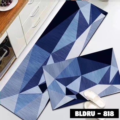 1 SET PREMIUM BLUDRU (40*60 CM & 40*120 CM) KESET DAPUR LEMBUT ANTI SLIP