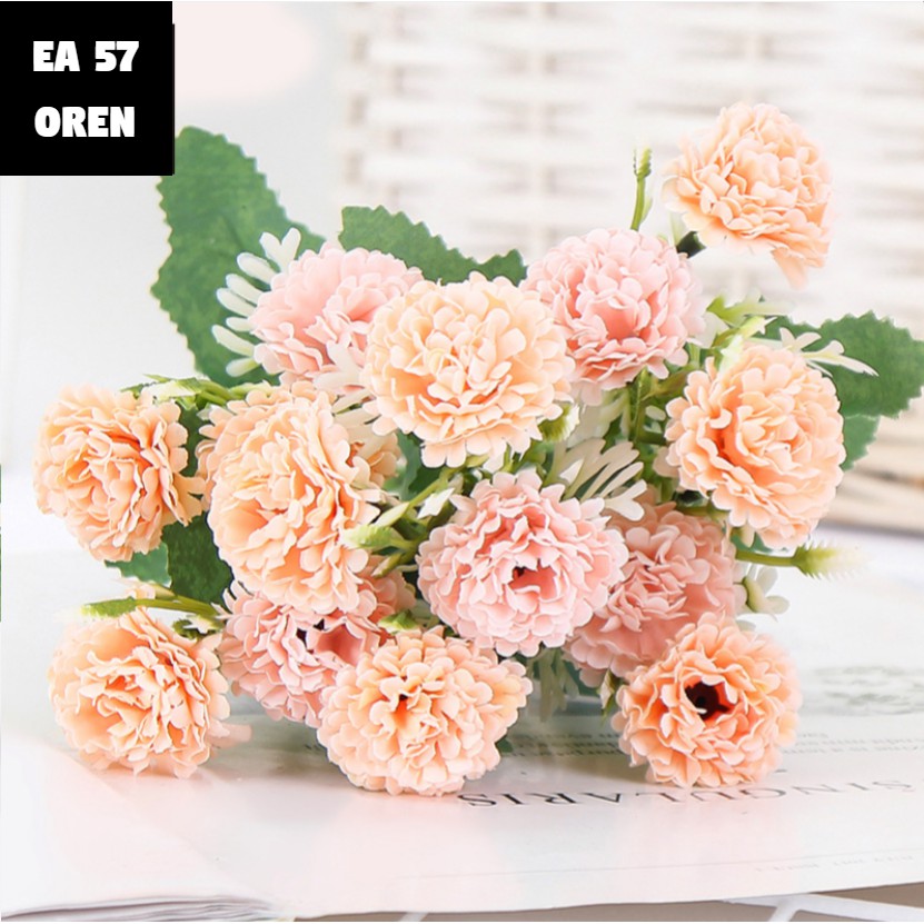 Bouquet bunga EA57 DRIED  Artifisial Tanaman Dekorasi