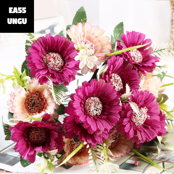 Bouquet bunga EA55 AGRA Artifisial Dekorasi