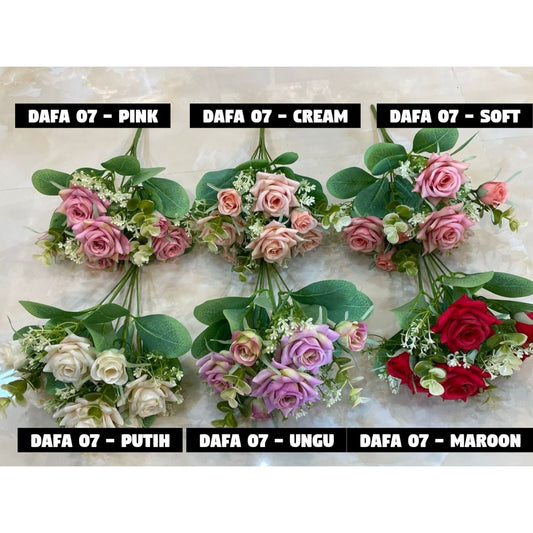 Bouquet bunga DAFA 07 7CBG Artifisial Dekorasi