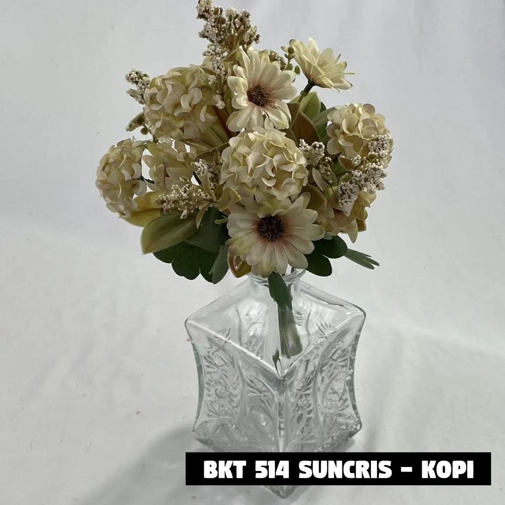 Bouquet bunga BKT 514 SUNCRIS Artifisial Dekorasi