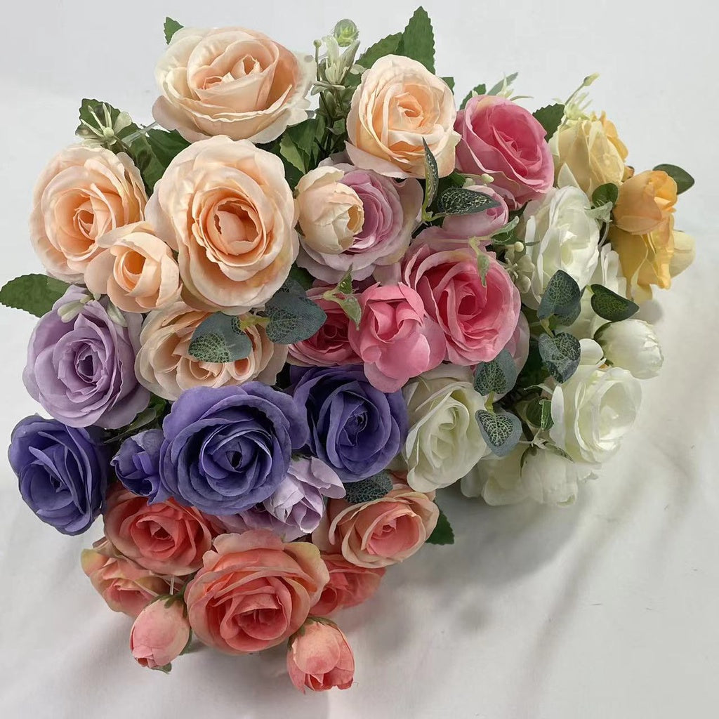 Bouquet bunga BKT 100 ROSE Artifisial Dekorasi Tanaman