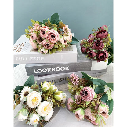 Bouquet bunga BKT 602 CHA Artifisial Dekorasi