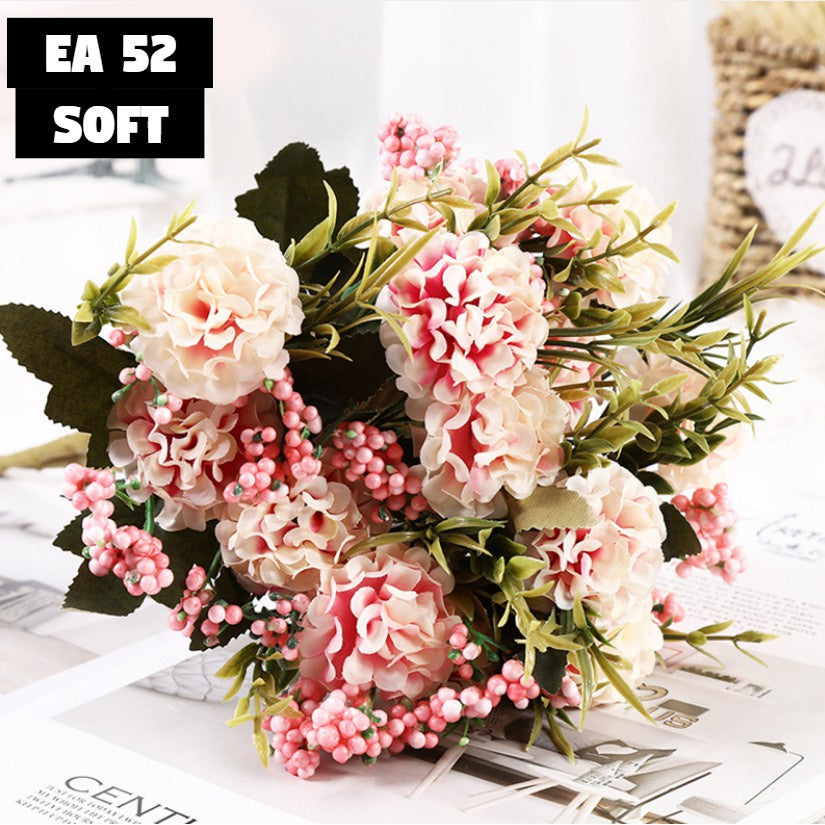 Bouquet bunga EA52 HYDRA BUSA Artifisial Dekorasi