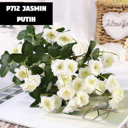 Bouquet bunga P712 JASMIN Artifisial Dekorasi Tanaman