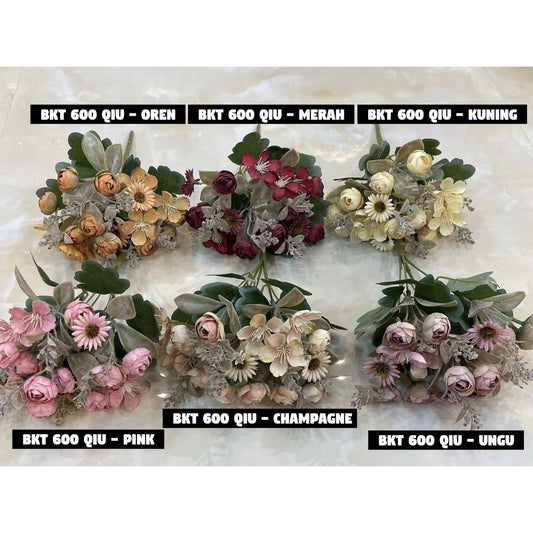 Bouquet bunga BKT 600 QIU Artifisial Dekorasi