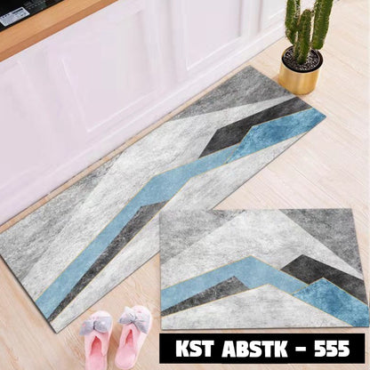 Keset Dapur Set ABSTRAK 40*60 + 40*120 cm Anti Slip ABSTK