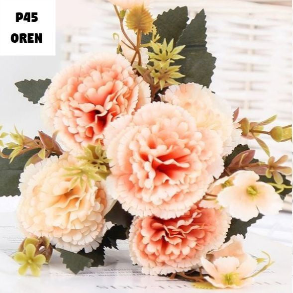 Bouquet bunga P45 CARNA Artifisial Dekorasi