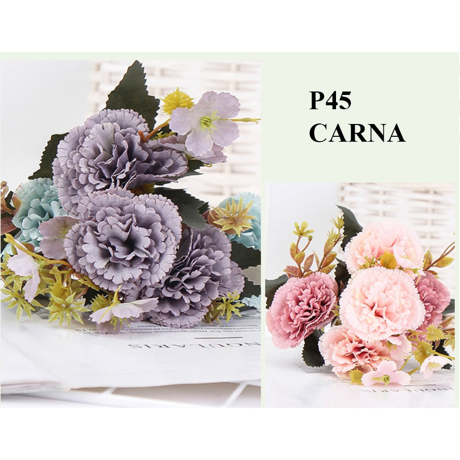 Bouquet bunga P45 CARNA Artifisial Dekorasi