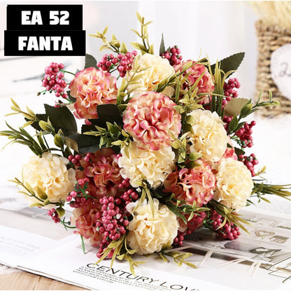 Bouquet bunga EA52 HYDRA BUSA Artifisial Dekorasi