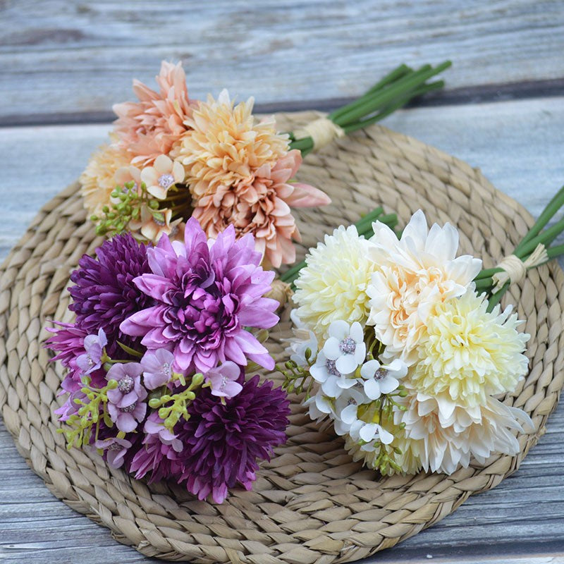 Hand Bouquet Bunch of Flower Satu Ikat bunga FLB 03 Artifisial Dekorasi