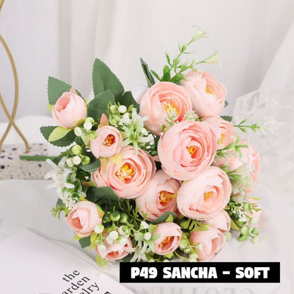 Bouquet bunga P49 SANCHA Artifisial Dekorasi