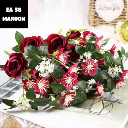 Bouquet bunga EA58 SHOPIA Artifisial Tanaman Dekorasi