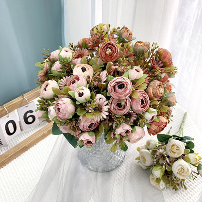 Bouquet bunga BKT 602 CHA Artifisial Dekorasi