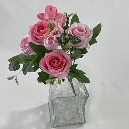 Bouquet bunga BKT 100 ROSE Artifisial Dekorasi Tanaman