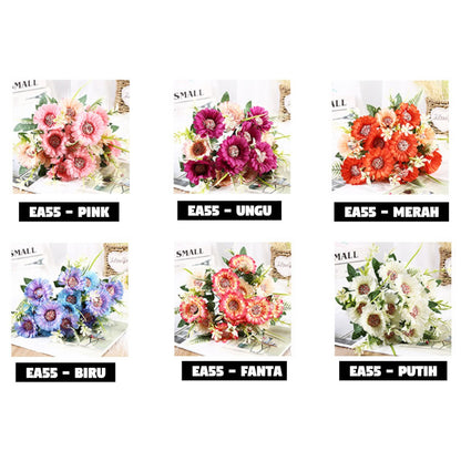 Bouquet bunga EA55 AGRA Artifisial Dekorasi