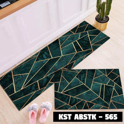 Keset Dapur Set ABSTRAK 40*60 + 40*120 cm Anti Slip ABSTK