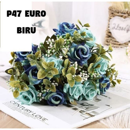 Bouquet bunga P47 EURO Artifisial Dekorasi