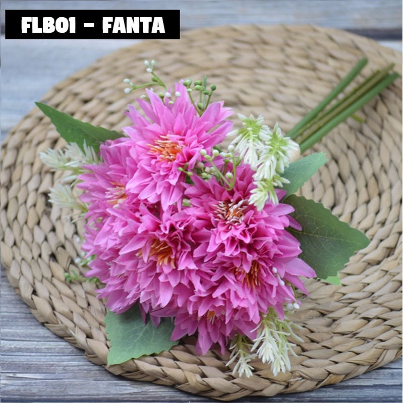 Hand Bouquet Bunch of Flower Satu Ikat bunga FLB 01 Artifisial Dekorasi