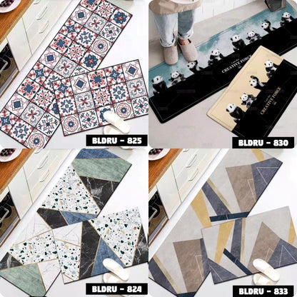 1 SET PREMIUM BLUDRU (40*60 CM & 40*120 CM) KESET DAPUR LEMBUT ANTI SLIP