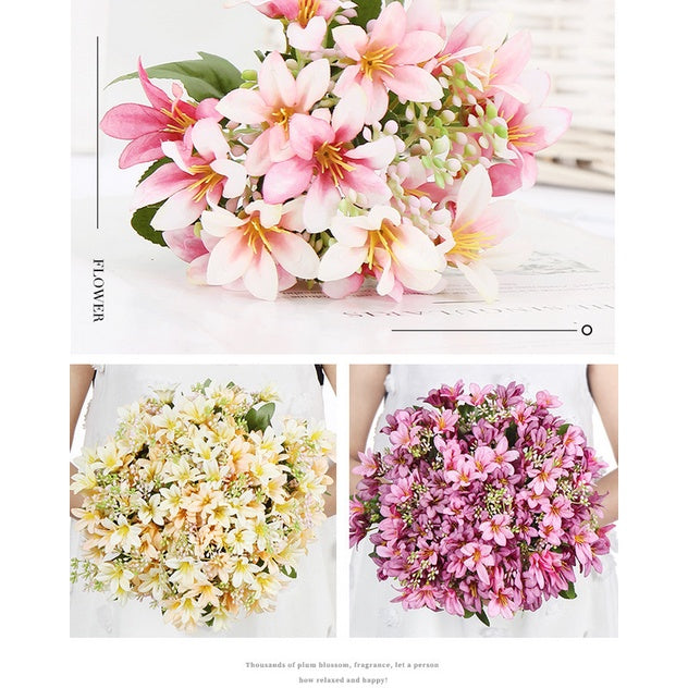 Bouquet bunga P717 LILI Artifisial Dekorasi