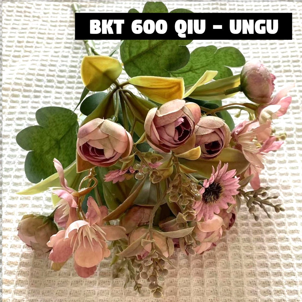 Bouquet bunga BKT 600 QIU Artifisial Dekorasi