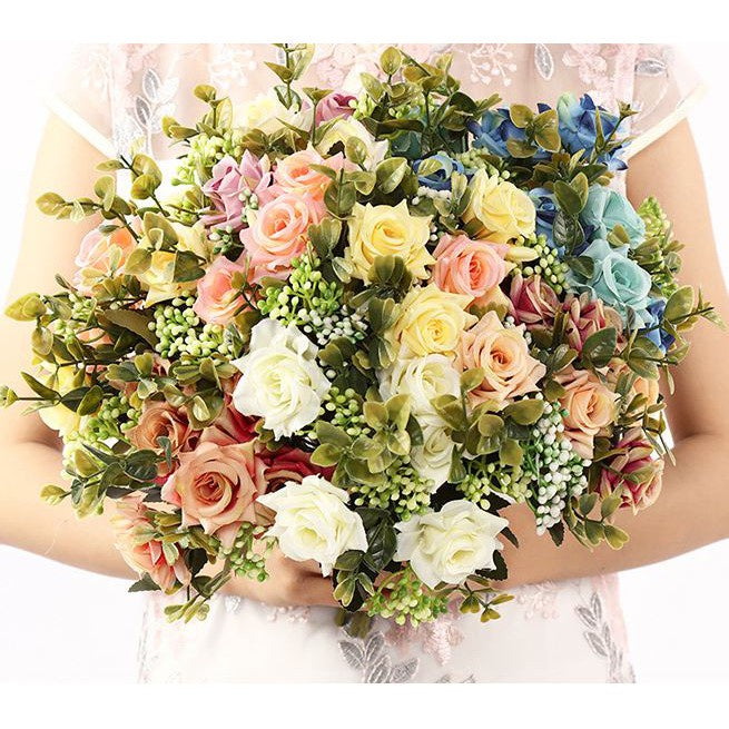 Bouquet bunga P47 EURO Artifisial Dekorasi