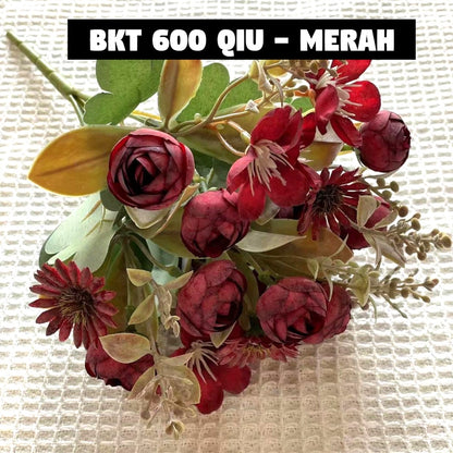 Bouquet bunga BKT 600 QIU Artifisial Dekorasi