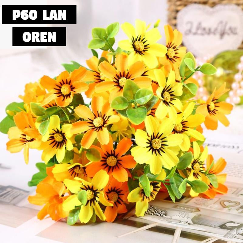 Bouquet bunga P60 LAN Artifisial Dekorasi