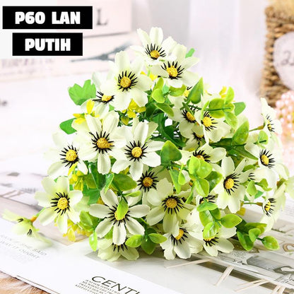 Bouquet bunga P60 LAN Artifisial Dekorasi