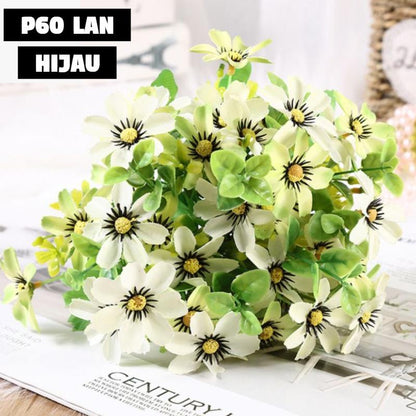 Bouquet bunga P60 LAN Artifisial Dekorasi