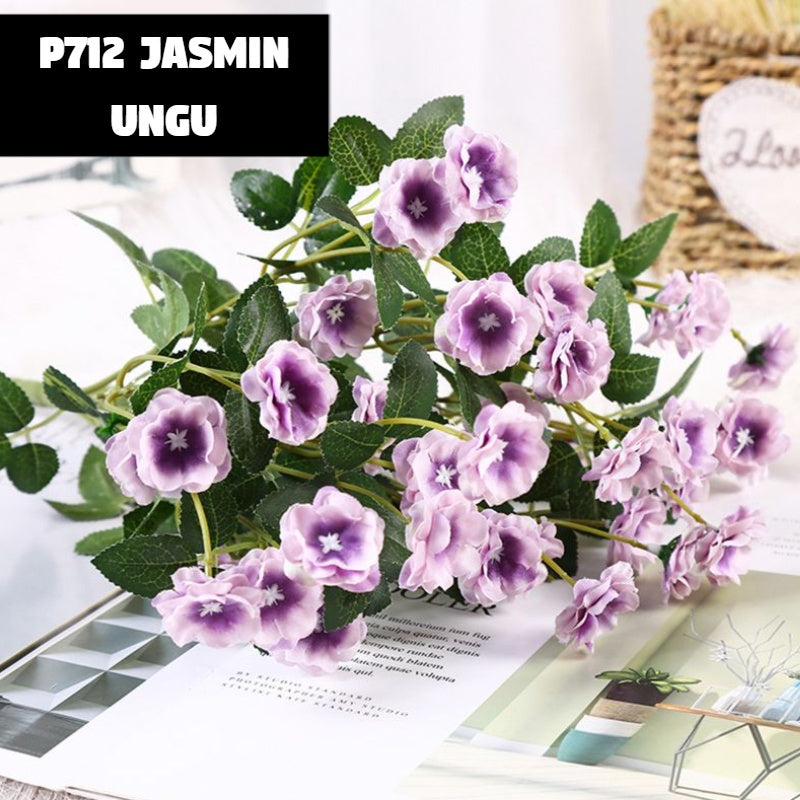 Bouquet bunga P712 JASMIN Artifisial Dekorasi Tanaman