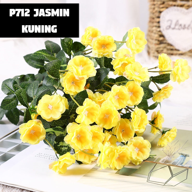 Bouquet bunga P712 JASMIN Artifisial Dekorasi Tanaman