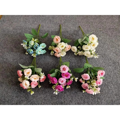 Bouquet bunga T65 TENRS Artifisial Dekorasi