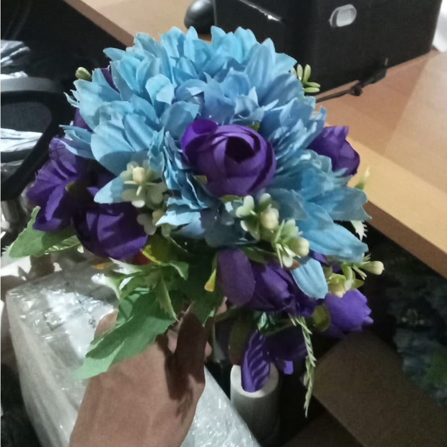 Hand Bouquet Bunch of Flower Satu Ikat bunga FLB 04 Artifisial Dekorasi