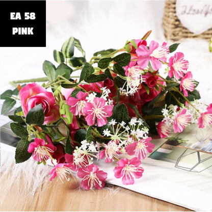 Bouquet bunga EA58 SHOPIA Artifisial Tanaman Dekorasi